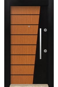 DORTURK ÇELİK KAPI SİSTEMLERİ Dış Iklim Kapısı, Yağmura Güneşe Dayanıklı Çelik Kapı Sol 7